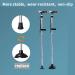 Urge Medical Self Standing Cane Tip - 34 Inch Replacement - Heavy Duty Rubber Quad Base - Stable Grip Traction Attachment (Black) - Buy Online on GoSupps.com