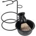 Beaupretty 4 Sets Hair Men Rack - Durable Tool Holder Kit for Christmas & Father's Day Gifts | Comfortable Beard & Soap Caddy | 11.5x8.5cm | Black - Buy Online on GoSupps.com