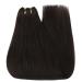 Youngsee 55cm Brown Real Hair Extensions - Remy Weft Hair - Double 100g #2 for Easy Insertion - Buy Online on GoSupps.com