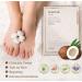 SKINPURE Advanced Exfoliation Peeling Foot Mask (Coconut) Removes Dead Skin Dry Cracked Feet and Calluses - Foot Spa Treatment at Home - Best Gift for Women and Men - Buy Online on GoSupps.com