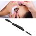 Eyelash Brush Comb Portable Hygienic Plastic Lightweight Reusable Multifunctional Eyebrow Brushes for Makeup (Black) - Buy Online on GoSupps.com