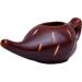 2activelife Ceramic Neti Pot Nose Cleaner 225 Ml - Premium Handcrafted Sinus Relief (Dark Brown) | Dishwasher Safe - Buy Online on GoSupps.com