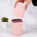 Portable 3-in-1 Travel Toothbrush Mug Case - Ideal for Business Trips Camping & Daily Use (Sakura Powder) - Buy Online on GoSupps.com