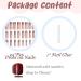 Buy BABALAL Long Press on Nails - Square Fake Nails with Wild Cheetah Design | 24Pcs Brown Glue-ons for Fall - Acrylic French Tip Squoval Nails ANG07 - Buy Online on GoSupps.com