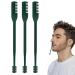 ulapithi Nose Hair Trimmer Double Head Nose Hair Removal Tool 360 Rotatable with 3 Trimmers for Trimming and Travel Dark Green