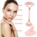 Jade Roller & Gua Sha Face Roller Rose Quartz Massager Facial Beauty Roller Skin Care Tools for Face Eyes Neck Reduce Wrinkle and Dark Circle (Green A) - Buy Online on GoSupps.com