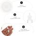 Buy Didiseaon 100pcs Glue Bottle Stopper Plug - White ABS Cork for International Shipping | Best Quality Suppliers - Buy Online on GoSupps.com