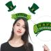 QCZJ St Patrick's Day Headbands Irish Shamrock Headband St Patricks Head Hat Toppers Accessories for St Patrick's Day Parties Photos Booth- St Patrick's Day Accessories - Buy Online on GoSupps.com