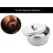 InstrumenteNRW Stainless Steel Shaving Bowl with Lid - Perfect for Classic Wet Shave | International Shipping Available - Buy Online on GoSupps.com