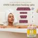 OMM Natural Floral Bath Salt with Rose & Jasmine Petals - Detox Body & Foot Soak, Relaxing Sore Muscles - Pink Himalayan & Dead Sea Salt Flakes - Buy Online on GoSupps.com