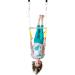 DreamGYM Wooden Trapeze Swing Bar with Blue Gym Rings - Perfect for Obstacle Courses, Doorway Swings, Playgrounds & Swing Sets - Buy Online on GoSupps.com