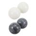 FOMIYES 4 sets massage fitness ball massage ball Gymnastics ball round fitness balls Hand exercise balls rolling balls from marble handballs made of marble round handball sports ball massage globe