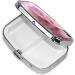 Pink Cherry Blossoms Portable Pill Box | Travel-Friendly Medicine Organizer - Buy Online on GoSupps.com