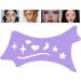 Eyeliners Stencils Wing Tips - Soft Flexible Eyeliners Stencils - Reusable Cleaning Cloths Eye Liners Contour for Makeup Beginners & Beauty Lovers Purple - Buy Online on GoSupps.com