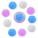 LOMUG Pack of 12 Dryer Balls Wash Balls for Down Jackets Dryer Ball Washing Ball for Washing Machine Reusable Dryer Balls Tumble Dryer Ball for Home Clothing Cleaning