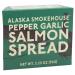 Alaska Smokehouse Pepper Garlic Salmon Spread, 3.5 Ounce Boxes (Pack of 6)