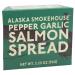 Alaska Smokehouse Pepper Garlic Salmon Spread, 3.5 Ounce Boxes (Pack of 6)