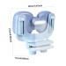 Sitting Posture Corrector for Kids Children Writing Sitting Posture Corrector with Light - Height Adjustable Soft Double Nap Pillow Writing Posture Trainer Clipped On Desk Prevention Eyesight Light Blue2 - Buy Online on GoSupps.com