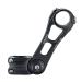 Bynccea 31.8mm 70 Degree Adjustable MTB Stem 90/110/145mm Bike Stem Aluminum Alloy Handlebar Riser Extender for Road Bike, Mountain Bike, BMX A145mm-Black