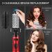 Akls Rotating Hair Dryer Brush Hot Air Spin Brush for Short Hair One Step Hair Dryer Volumizer Feature Anti Scald Negative Ion Hair Straightener Brush with Smooth Frizz and Ionic Technology-Red - Buy Online on GoSupps.com