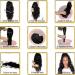 Buy Pre Plucked Baju Frontal Human Hair Wigs for Women - 150 Density Full Head Lace Extensions (16 to 28 Inch) - Buy Online on GoSupps.com