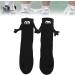 VVZZL Funny Magnetic Suction 3D Doll Couple Socks Couple Holding Hands Unisex Socks Magnetic 3D Doll Socks Novelty Socks (Color : Black Size : 2 Pairs) 2 pairs Black