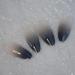 Blue Ombre Gradient Medium Almond Press On Nails - 24 PCs Glossy Acrylic Full Cover with Stickers - Professional Quality eCommerce International Shipping - Buy Online on GoSupps.com