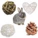 Organic Apple Wood Chew Toys for Hamsters, Rabbits, Chinchillas, Guinea Pigs, Rats & Birds - 13PCS - Buy Online on GoSupps.com