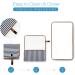 Lekebaby Portable Changing Mat Nappy Changing Mat Foldable Baby Changing Mat Travel Changing Mat Portable Baby Change Mat Blue Striped Blue Stripes - Buy Online on GoSupps.com