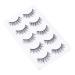 LALAFINA 5 Pairs False Eyelashes Eyelash Long Eyelashes Fluffy Volume Lashes Cosmetic Eyelashes Reusable Eyelashes False Lashes Handmade Eyelashes 3d Artificial Fiber Makeup Tools