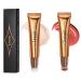 2 Colors Contour Beauty Wand Liquid Face Concealer Contouring Highlighter Blusher Stick with Cushion Applicator Blendable Super Silky Cream Contour Stick Long Lasting Smooth Natural Matte Finish (03# + 04#)