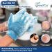 Exfoliating Gloves 4 Pair Pack for Men and Women | Spa-Quality Bath Mitts for Dead Skin Removal | Textured Body Scrub Gloves in Pink, Green, Blue & Purple - Buy Online on GoSupps.com