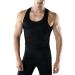 ATHLIO Men's Compression Sleeveless Tank Top 3 Pack - Black, Medium | Cool Dry, Sports Running Basketball Base Layer - Buy Online on GoSupps.com