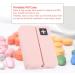 Portable Daily Pill Case - Foldable Magnetic Pill Box Organizer with 7 Compartments for Vitamins & Supplements - Pink - Buy Online on GoSupps.com