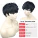 Short Hair Pixie Cut Wig with Bangs - Natural Black Women's Wig | Straight Layered Wavy Synthetic Full Machine Wig (1B# Black) - Buy Online on GoSupps.com