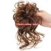 SZYM Hairpiece for Wavy Chignon Bun | Synthetic Hair with Elastic Band | Perfect Hair Accessory for Elegant Styles - Buy Online on GoSupps.com
