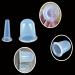 Silicone Cup Set - 4 Transparent Massage Cups for Fat Reduction & Face Massage Aid - Buy Online on GoSupps.com
