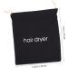 Baluue 8 Pcs Hair Dryer Storage Bag Hair Crimping Tool Hairdryer Drawstring Bag Storage Bags Black Fabric - Buy Online on GoSupps.com