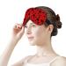 Ladybug Black Spots Sleep Mask for Women | Adjustable Eye Shades with Elastic Strap - Comfortable Sleep Accessory - Buy Online on GoSupps.com
