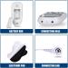 Tens EMS Device - 3-in-1 Abdominal Muscle Trainer with 8 Electrode Pads | 10 Massage Modes for Pain Relief & Muscle Stimulation - Buy Online on GoSupps.com