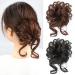 SZYM Hairpiece for Wavy Chignon Bun | Synthetic Hair with Elastic Band | Perfect Hair Accessory for Elegant Styles - Buy Online on GoSupps.com