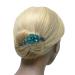 Set of 3 Sparkly Crystal Large Barrettes for Thick Hair - Jet Hot Pink and Aquamarine - Buy Online on GoSupps.com