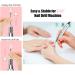 7-Part Ceramic Nail Drill Set for Acrylic Nails | Professional 3/32 Diamond Drill for Gel Cuticles Manicure & Pedicure - Gold - Buy Online on GoSupps.com
