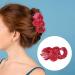 hgnxa Delicate Chinese Loong Hair Claw for Woman Girl Skincare Makeup Hair Clip for Thin Hair Nonslip Delicate Hair Clip Red - Buy Online on GoSupps.com