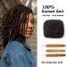 FAMILOCS Tight Afro Kinky Bulk 100% Human Hair | 3 Bundles/Package (10 Inch, 1B Natural Black) | for Dreadlock Extensions, Locs Repair, Twists, and Braids - Buy Online on GoSupps.com