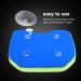 Memory Foam Kayak Seat Cushion 11.8x9.8inch with Suction Cups - Blue | For Kayaking, Fishing, Camping - Sit Comfortably on Canoe or Boat - Buy Online on GoSupps.com