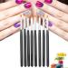 DIY Manicure Brush Set - 8 Pcs Soft Bristle Pens for Beautiful Flower Patterns - Buy Online on GoSupps.com
