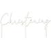 Ginger Ray White Wooden Christening Cake Topper Decoration - Buy Online on GoSupps.com