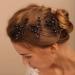 Handmade Black Rhinestone Wedding Hair Pins - Bridal Hair Accessories (3pcs) - Buy Online on GoSupps.com