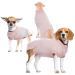 Hjumarayan dogbody after op bitch - breathable op body dog castration bitch medical body dog for small middle big dogs alternative to the annoying freak pink m m pink